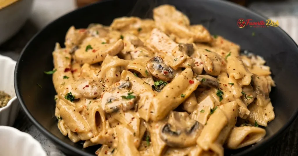 Chicken and Mushroom Creamy Pasta