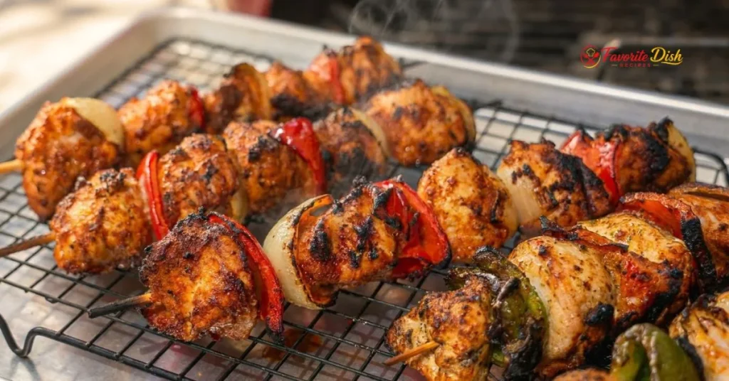 Grilled Chicken And Vegetable Skewers