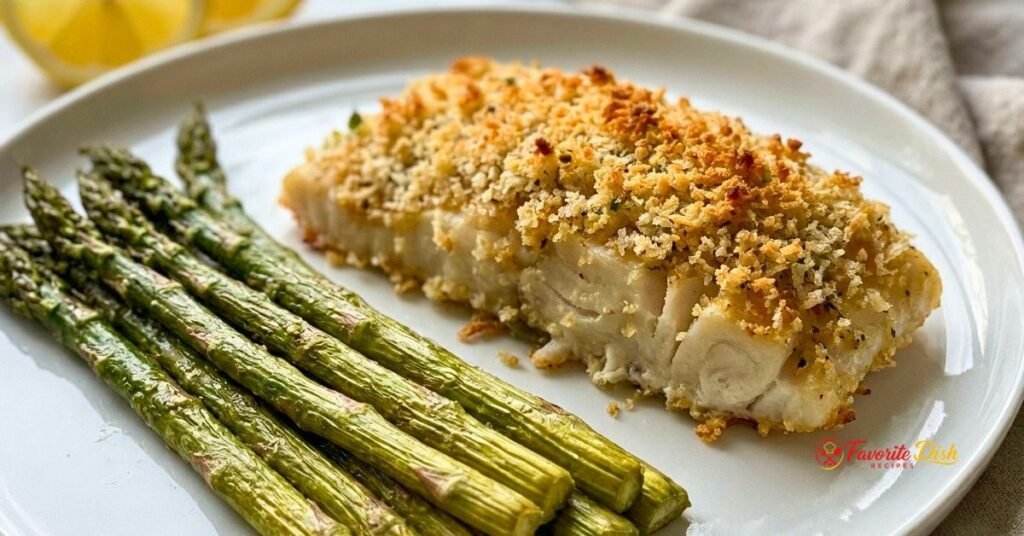 Panko-Crusted Baked Cod