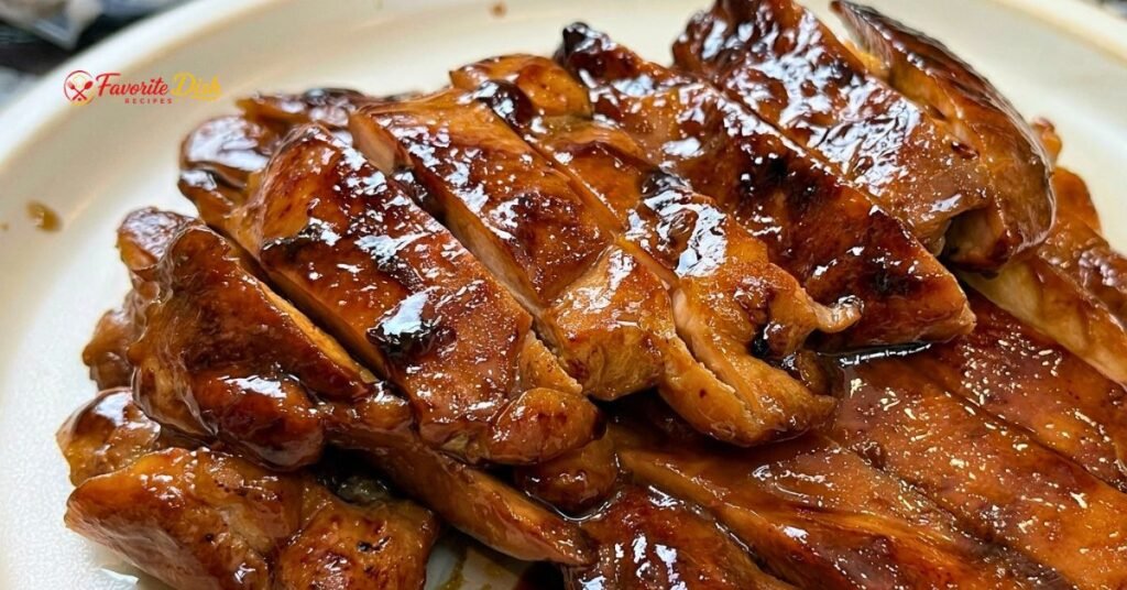 Teriyaki Chicken Thighs with Steamed Rice