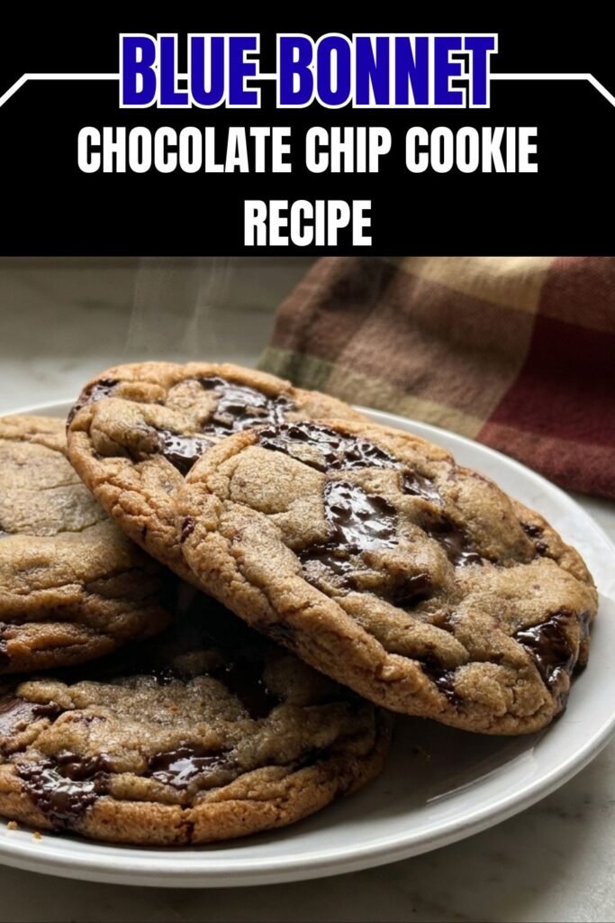 Blue Bonnet Chocolate Chip Cookie