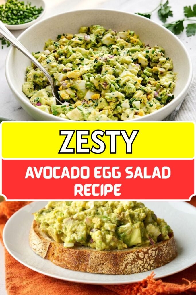 Zesty Avocado Egg Salad