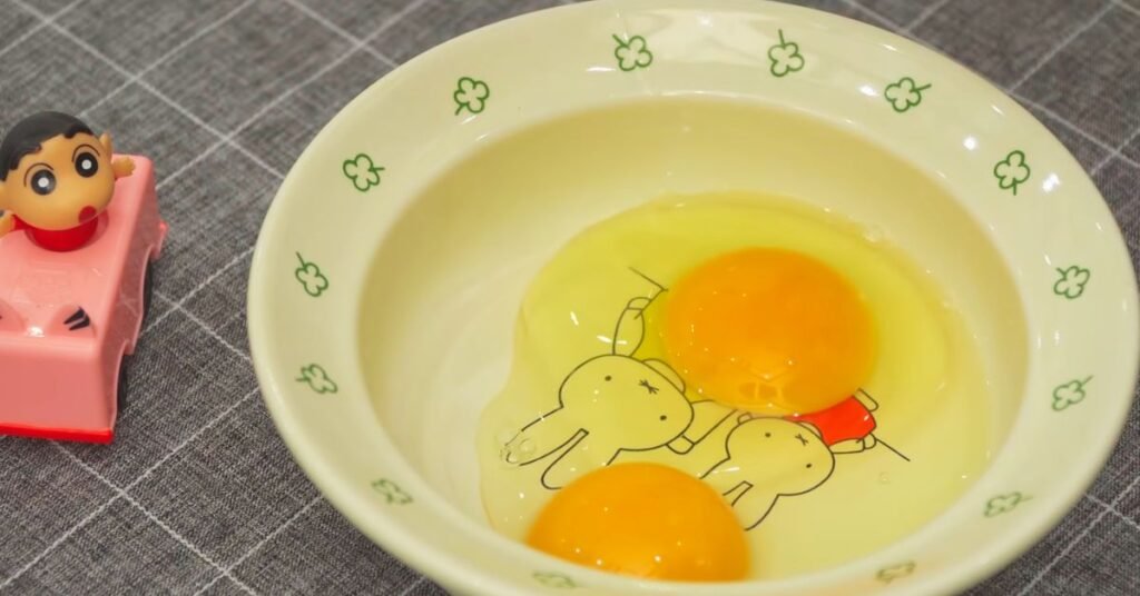 Cook the eggs