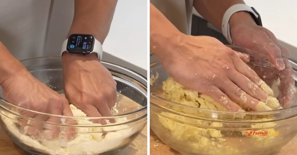 Hydrate and fold the dough