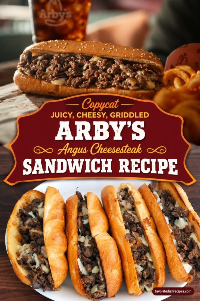 Arby’s Angus Cheesesteak Sandwich