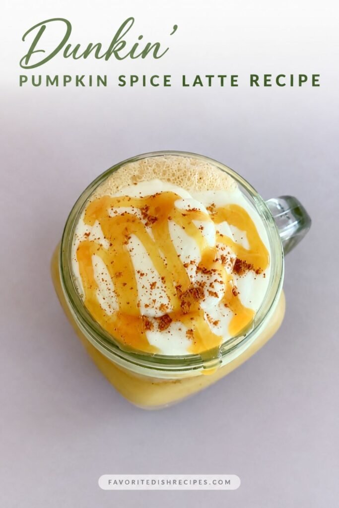 Dunkin Pumpkin Spice Latte