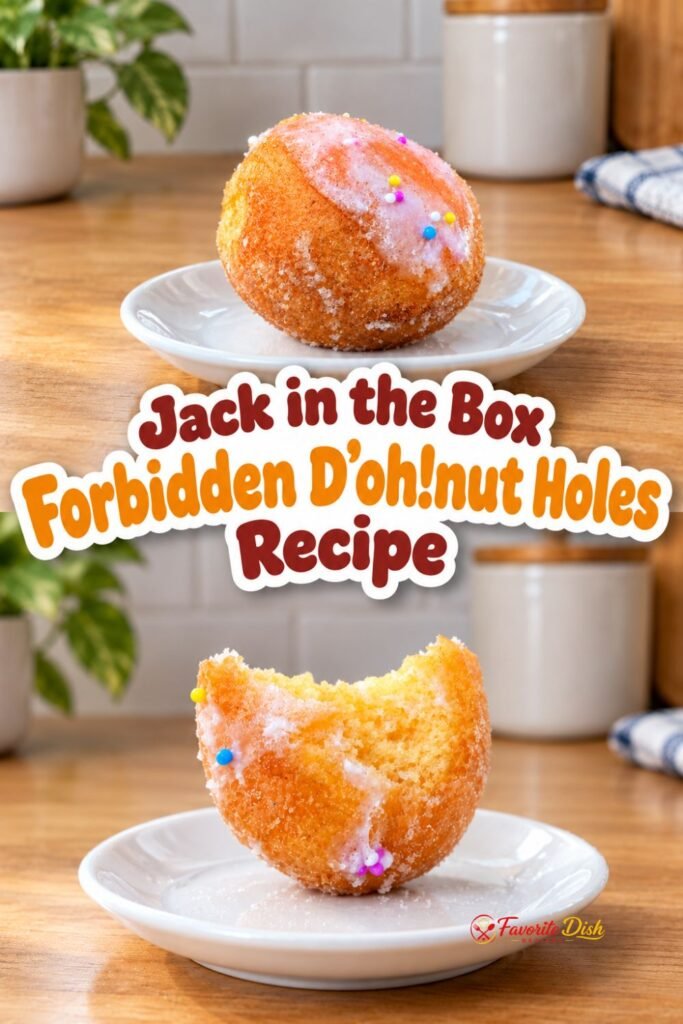 Jack in the Box Forbidden D’oh!nut Holes Recipe