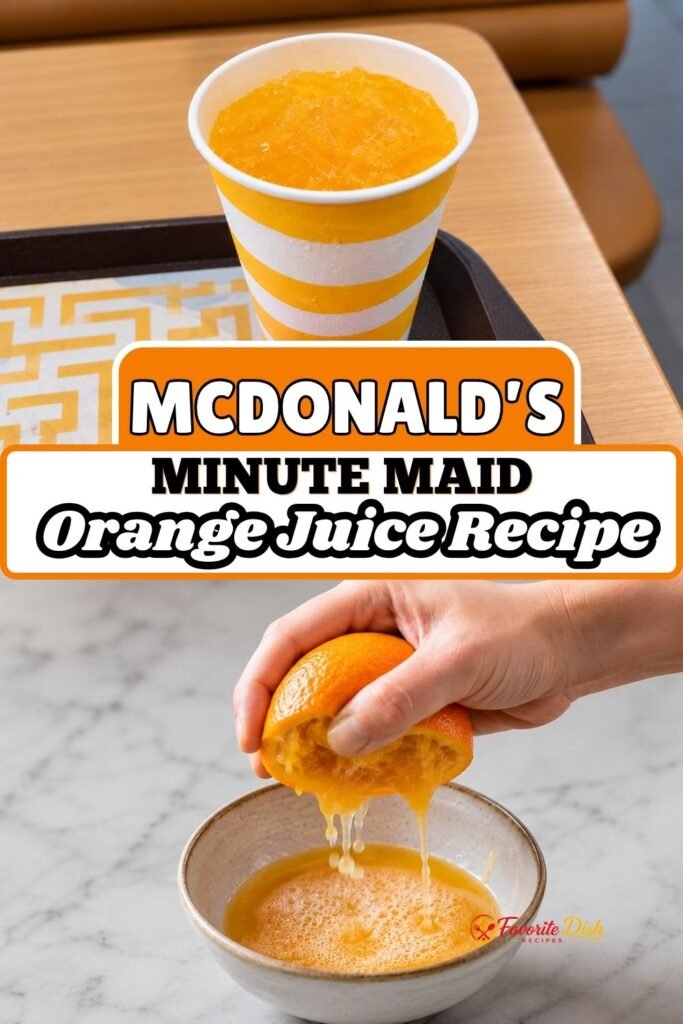McDonald’s Minute Maid Orange Juice