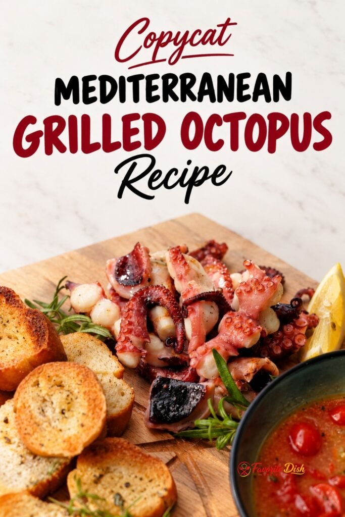 Mediterranean Grilled Octopus Recipe
