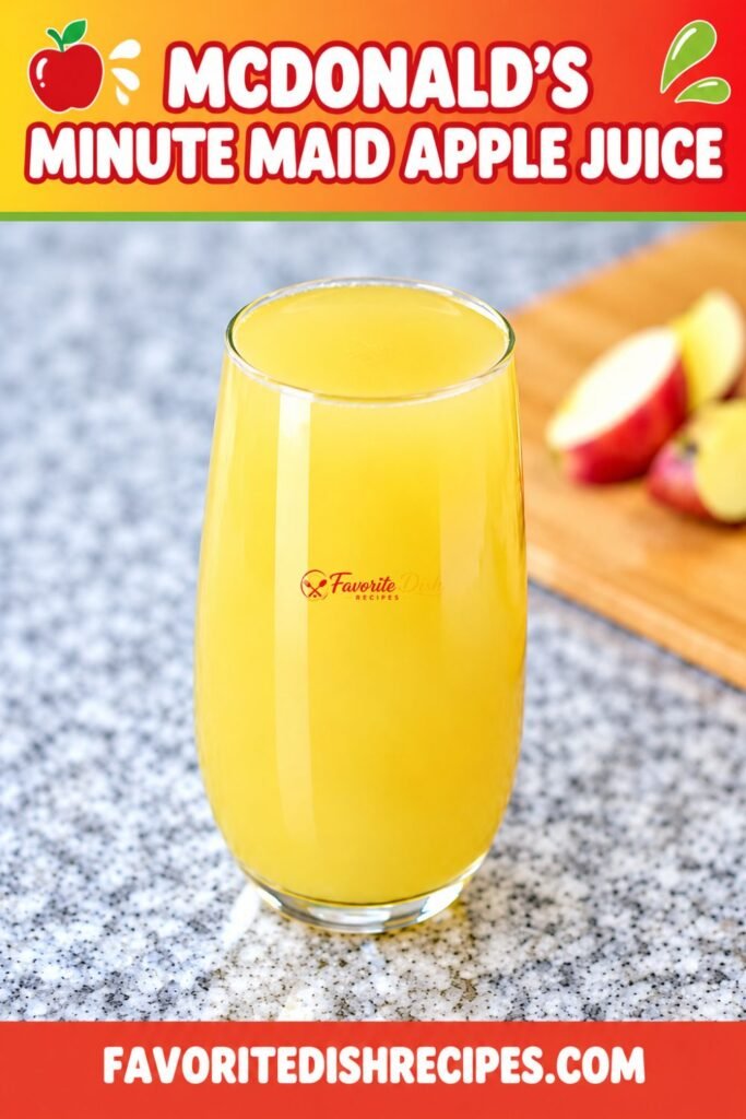 McDonald’s Minute Maid Apple Juice
