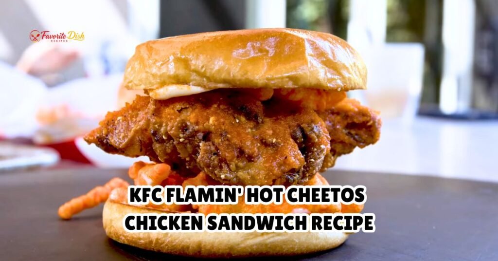 KFC Flamin’ Hot Cheetos Chicken Sandwich Recipe