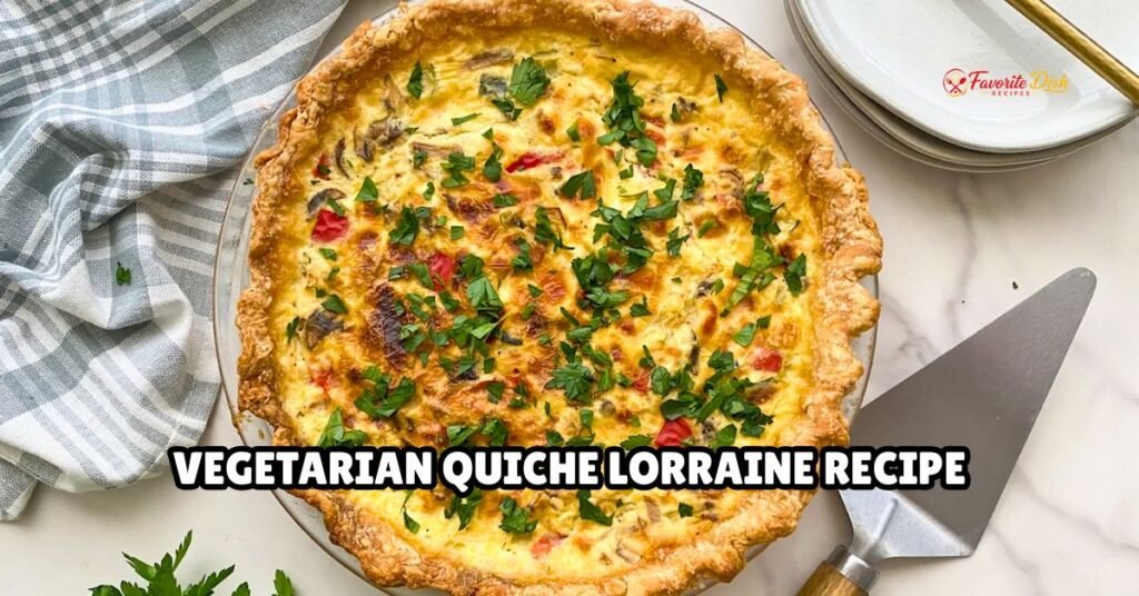 Vegetarian Quiche Lorraine Recipe